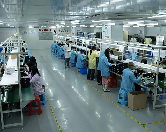 The workers in Assembly Workshop 6 are working right now