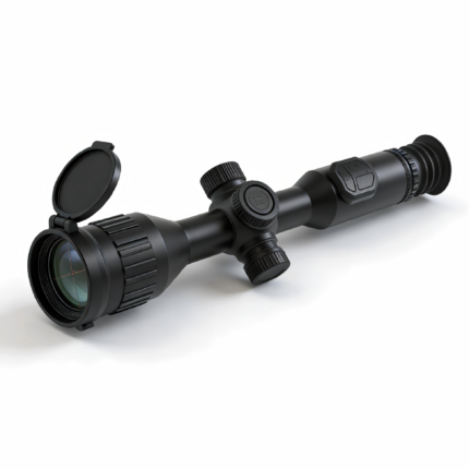 640×512 Thermal Rifle Scope with Laser Rangefinder–1KM LRF, AI Target Tracking  50Hz Long Range Hunting Thermal Scope