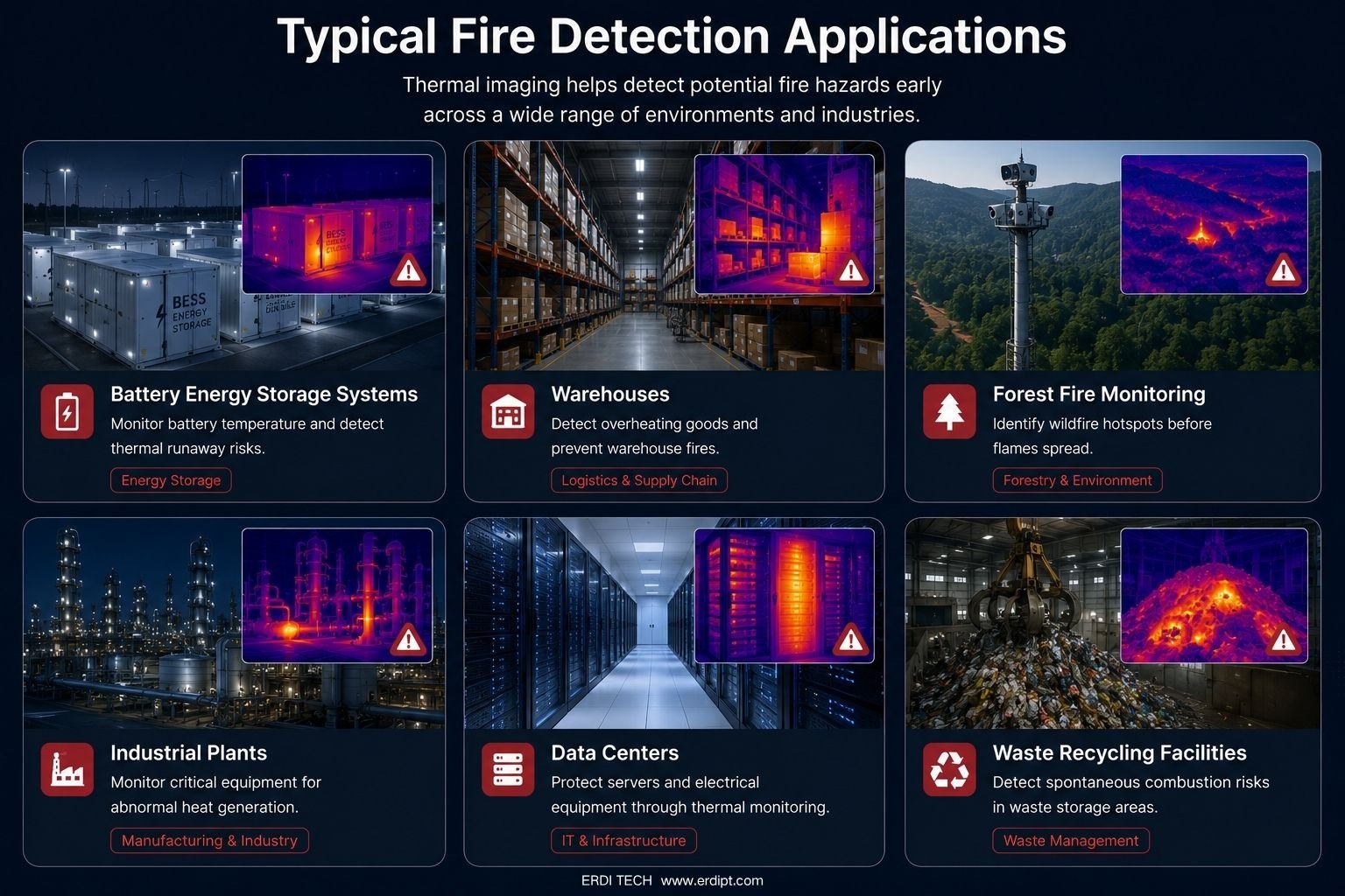 Partner with our engineers to integrate advanced thermal imaging into your fire detection solution.