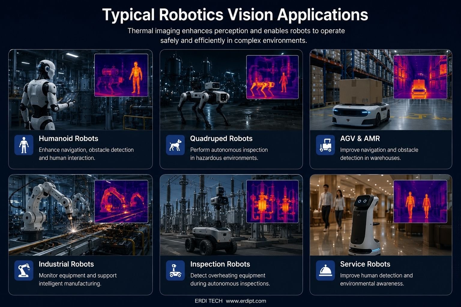 Thermal Camera for Humanoid Robot