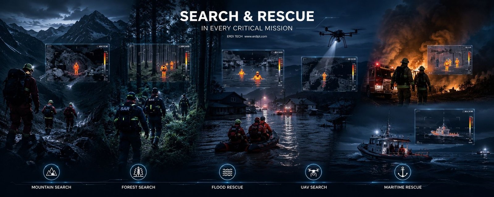 Talk with our engineers to build a reliable thermal imaging solution for your rescue platform.