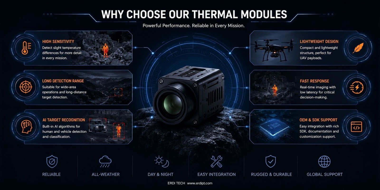 build a reliable thermal imaging solution for your rescue platform.
