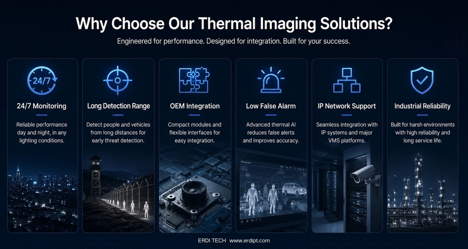 Typical application diagram of infrared thermal imaging in the security field
