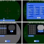 EDRP2-R650R OLED interface: reticle view, ballistic calculation parameters and media gallery