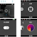 SIEGE-S213 touch screen menu interface: zeroing, hotspot tracking and palette selection
